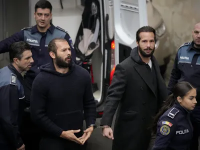 Fraţii Andrew şi Tristan Tate - Foto: Profimedia Images