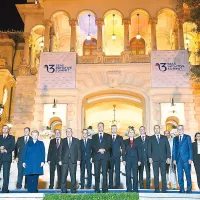 Președintele Klaus Iohannis și șefii țărilor membre ale Inițiativei celor Trei Mări, la „fotografia de familie” a acestui important eveniment.