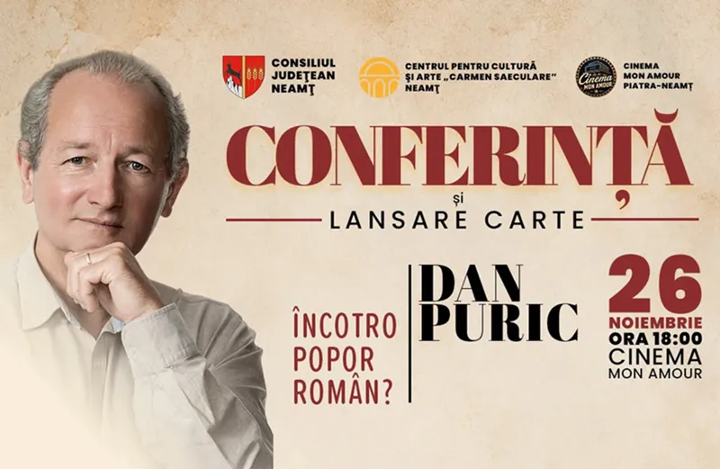 Conferință Dan Puric - Foto: vremea