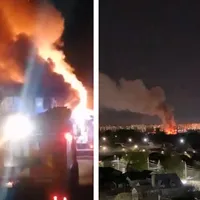 Explozie uriașă la o importantă instalație din Rusia, după un atac cu drone ucrainene - Foto: X/ @igorsushko