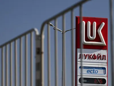Staţie de benzină din Bulgaria, de unde Lukoil de asemenea trebuie să se retragă - Foto: Profimedia Images