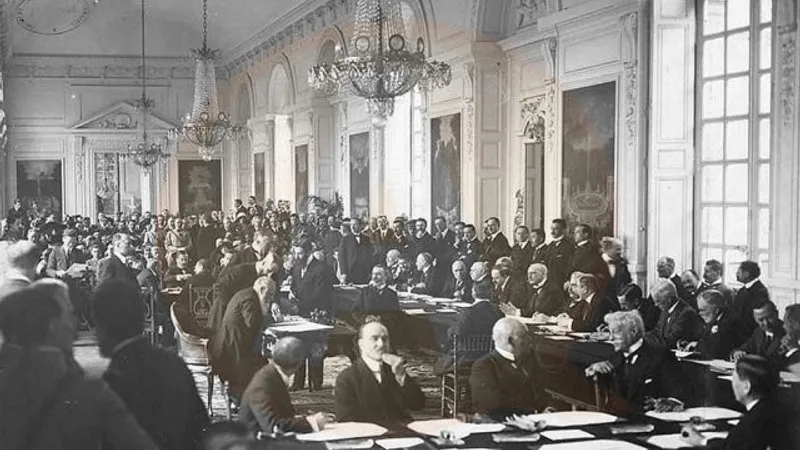 Semnararea Tratatului de la Trianon, 2 iunie 1920/FOTO: RADOR