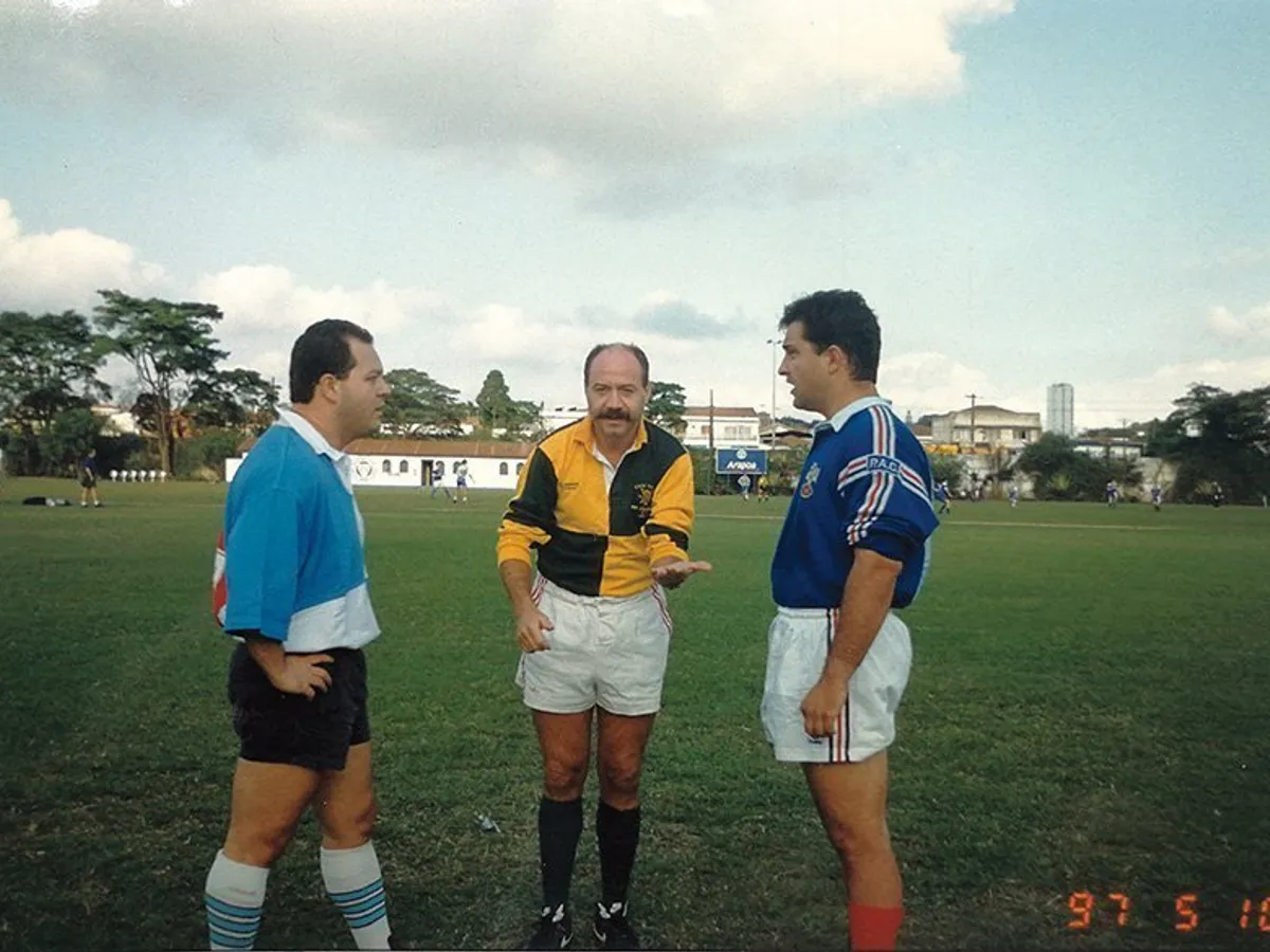 Arbitru la un meci din prima ligă a Braziliei