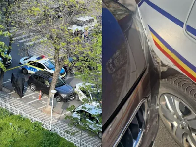 Șoferiță reținută după ce a făcut accident cu mașina Poliției. Ce voia să facă? - Foto: Imagini amator