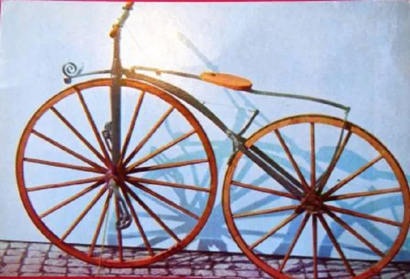Velociped lemn