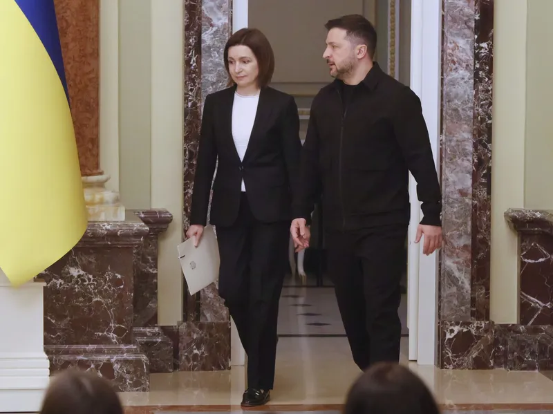 Maia Sandu și Volodimir Zelenski