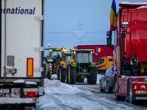 Fermierii și transportatorii protestează în jurul Capitalei Foto: Inquam Photos / Marian Calestru - rol ilustrativ