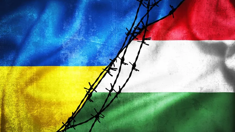 Steag Ucraina și Ungaria, imagine cu caracter ilustrativ - Foto: Profimedia Images