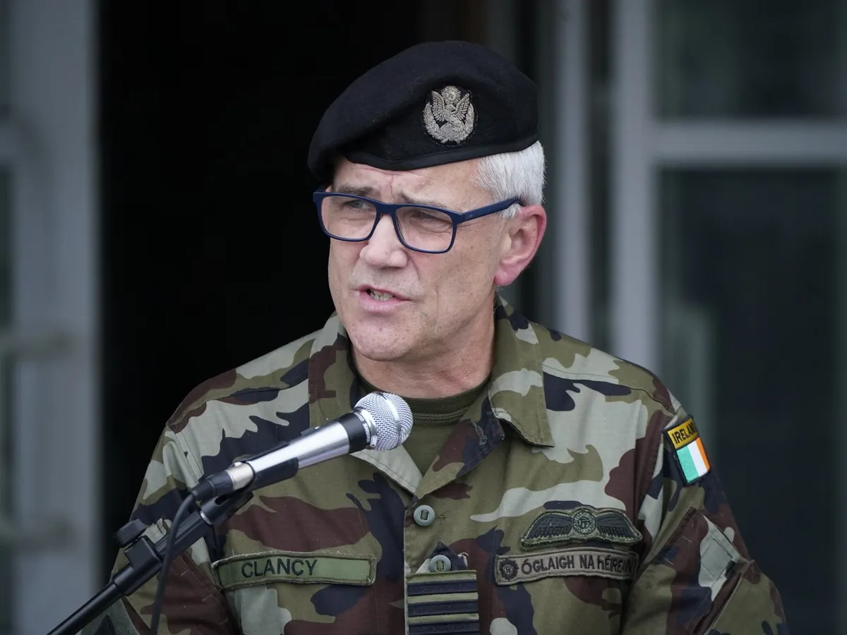 Președintele Comitetului Militar al UE (CEUMC), generalul Sean Clancy - Foto: Profimedia Images