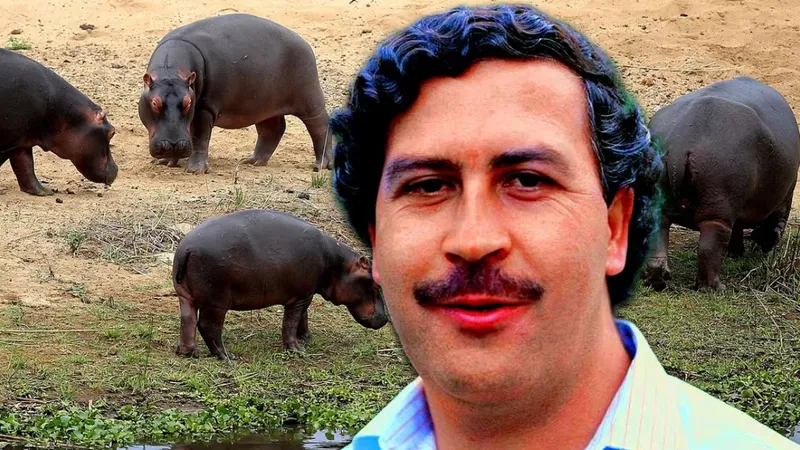 Pablo Escobar și hipopotami - Foto: Infobae