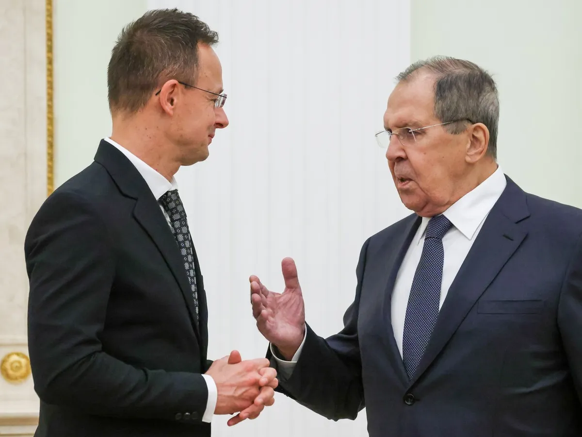Péter Szijjártó și Serghei Lavrov