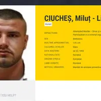 Interlopul Miluț, ucigașul cuscrului lui Adi Minune, pe lista celor mai căutați infractori în Europa Foto: eumostwanted.eu