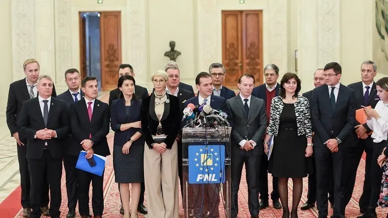 Miniștrii propuși în Guvernul Orban. FOTO: Inquam Photos - George Călin