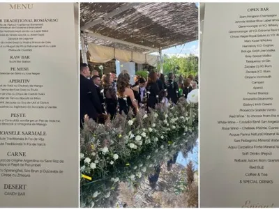 Ce meniu au ales Simona Halep și Toni Iuruc pentru nuntă. / Foto: cancan.ro