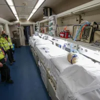 Trenul medical care ar fi putut salva vieți în pandemie, blocat de indolența statului/FOTO: PatriaRomania