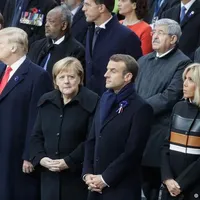 Lideri occidentali (Trump, Merkel, Macron) la Paris, la Centenarului sfârşitului Primului Război Mondial