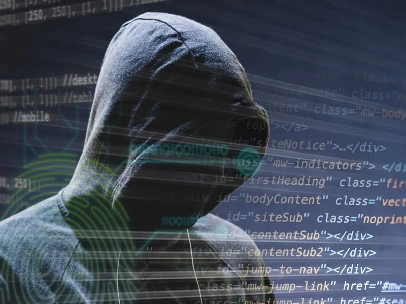 Colaj cu un bărbat necunoscut, presupus a fi hacker - Foto: Freepik/CC0