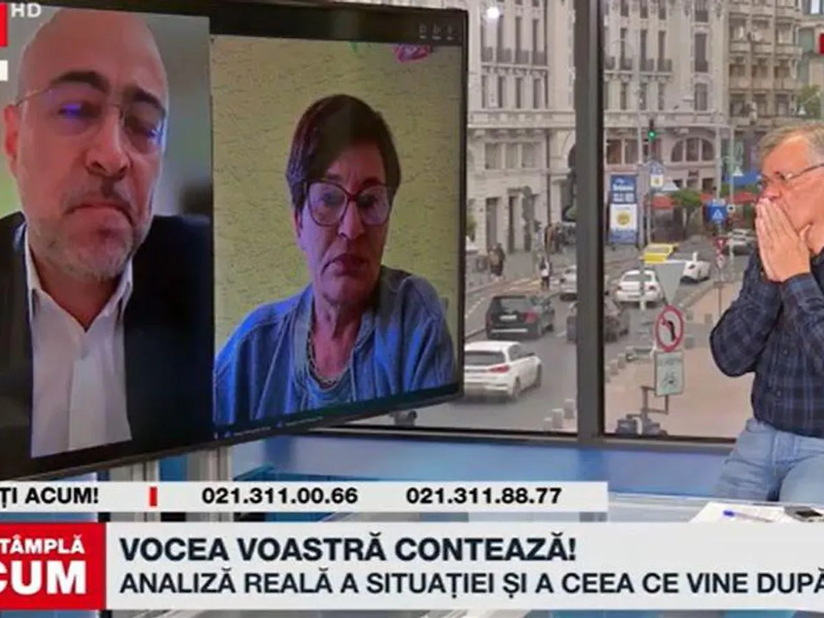 Un român a izbucnit în lacrimi, în timp ce vorbea despre votul din 18 mai: "Nu dați foc României" - Foto: b1TV