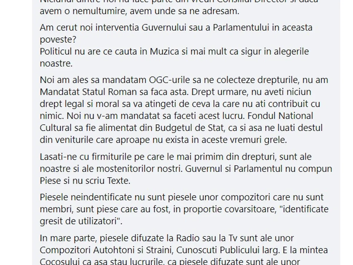Mesajele artiștilor la postarea ministrului Culturii
