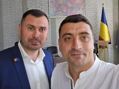 Vasile Costiuc alături de Simion Foto: facebok