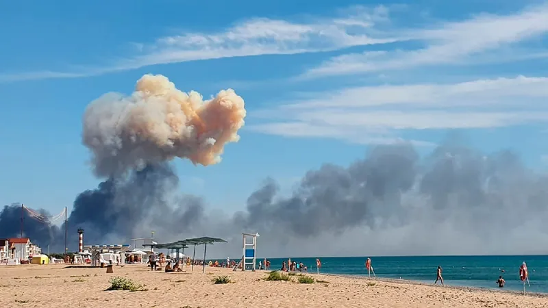 Explozii în Crimeea - FOTO: Profimedia
