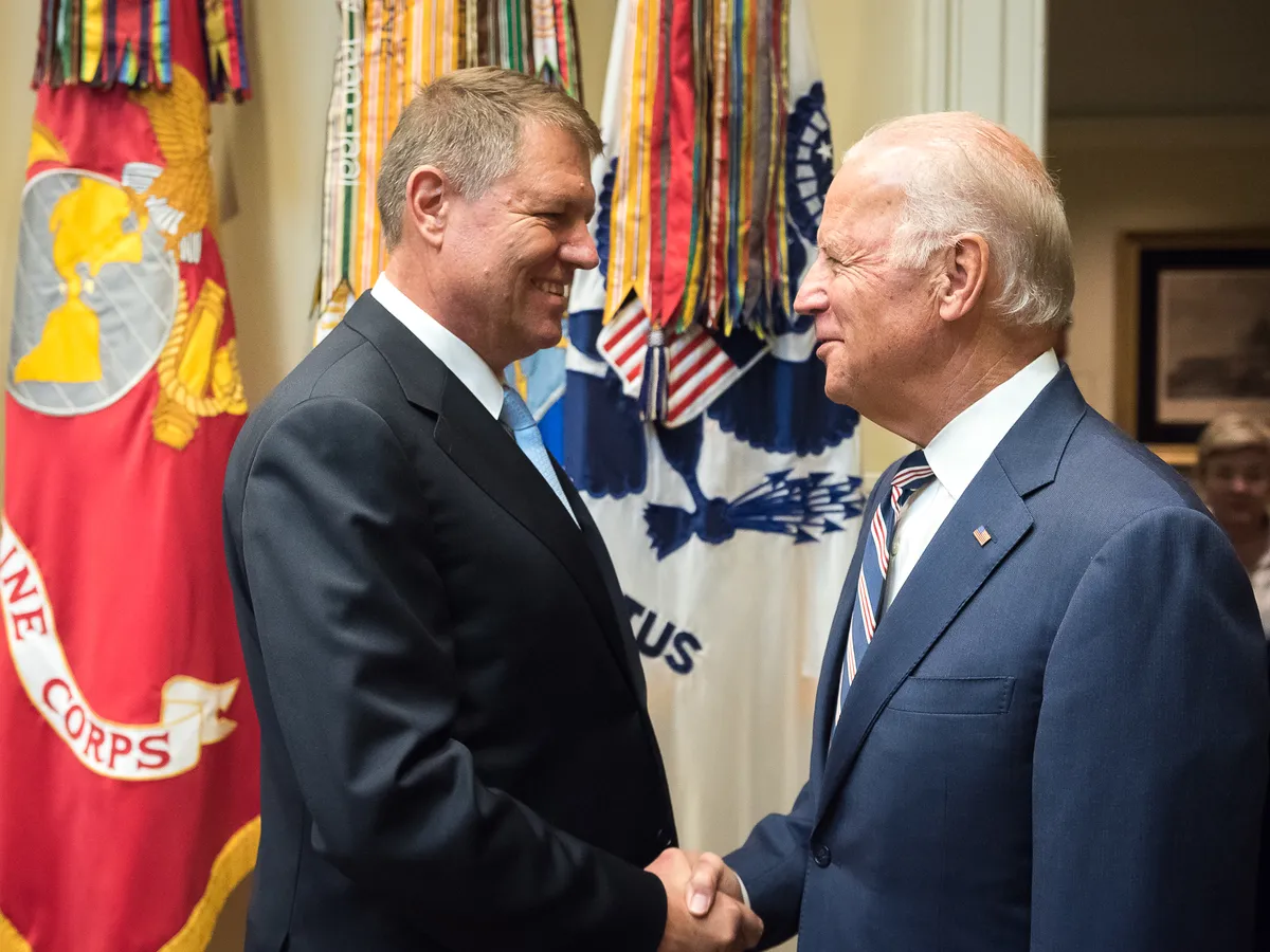 Klaus Iohannis și Joe Biden/FOTO: presidency.ro
