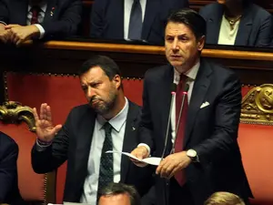 Giuseppe Conte a reușit să scape de Matteo Salvini, care-l amenința politic     Foto: Guliver / Getty Images