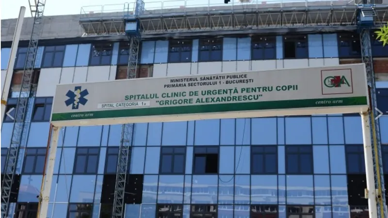 Spitalul pentru Copii „Grigore Alexandrescu” din București, dotat din donații. Foto Instititutii Medicale