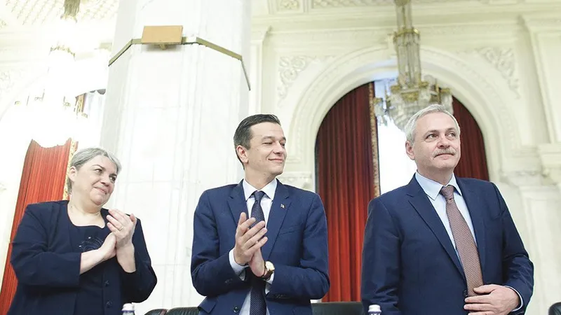Sevil Shhaideh, alături de Grindeanu și Dragnea