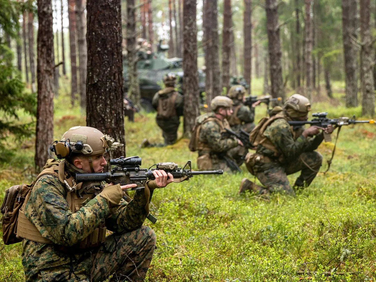 Soldați din Estonia, față în față cu rușii la frontiera cu Rusia - Foto: Profimedia Images (imagine cu rol ilustrativ)