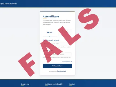 ANAF atenționează contribuabilii cu privire la apariția unui site fals care imită identitatea ANAF - FOTO: Facebook-ANAF
