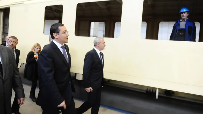 Cum a sabotat Ponta dezvoltarea infrastructurii feroviare a României prin MPGT: 40% din șine, tăiate - Foto: gov.ro
