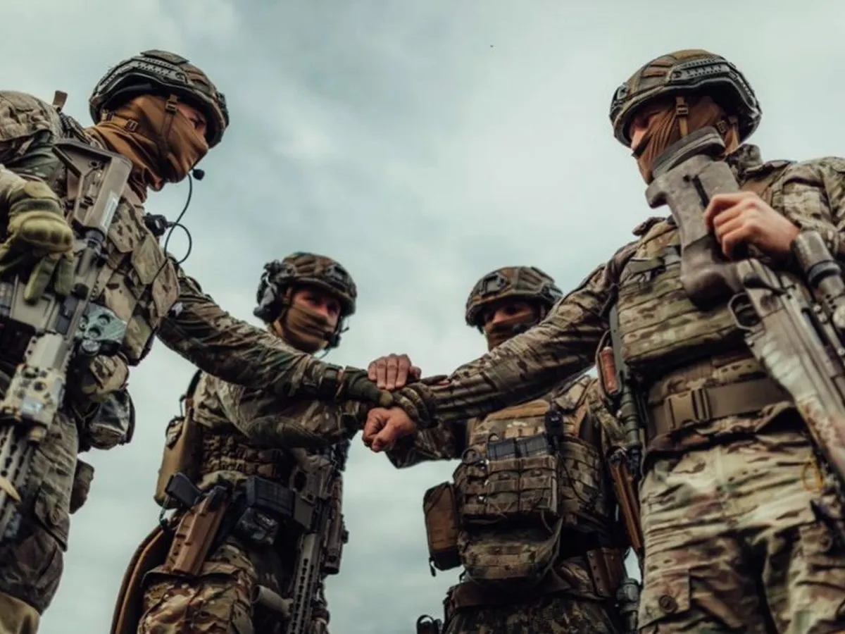 Soldați în Lîman - FOTO: Twitter