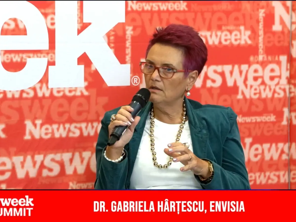 PhD Gabriela Hârţescu, membru al board-ului Envisia - Boards of Elite, la Newsweek ESG Summit 2025 - Foto: Newsweek România