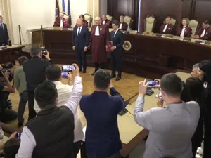 Ședință solemnă la CCR. Nicușor Dan, validat președinte al României - Foto: captură CCR