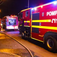 Pompierii au intervenit să stingă incendiul la camera de corpuri delicte a Poliției Foto: ISU B-If (imagine cu rol ilustrativ)