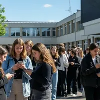 foto: Absolvenții află dacî au luat Bacalaureatul astăzi Sursa: generat cu AI - Shutterstock