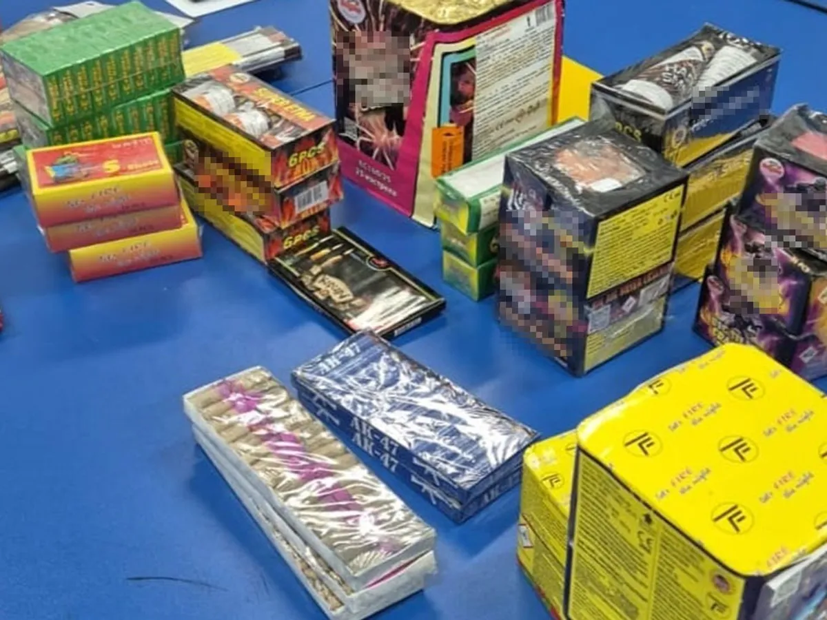 Petarde - Foto: Poliția de Frontieră