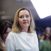 Elena Lasconi, la anunţarea exit-poll-ului, la USR Bucureşti, pe 4 mai - Foto: Malina Norocea