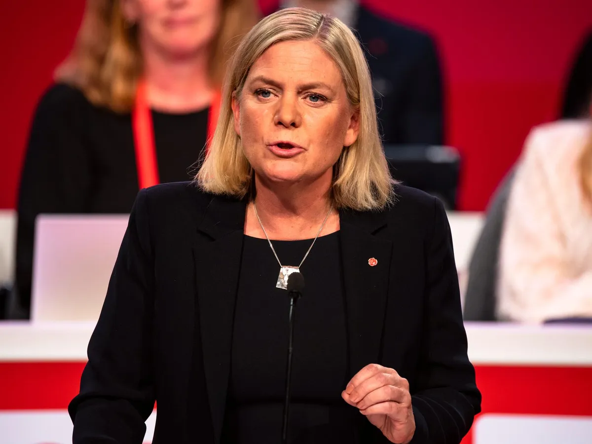 Magdalena Andersson ar putea fi prima femeie premier al Suediei/foto: somaliska