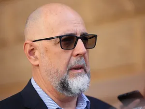 Kelemen Hunor, la Cluj, pe 4 mai, după ce a votat - Foto: INQUAM PHOTOS/Simion Sebastian Tătaru