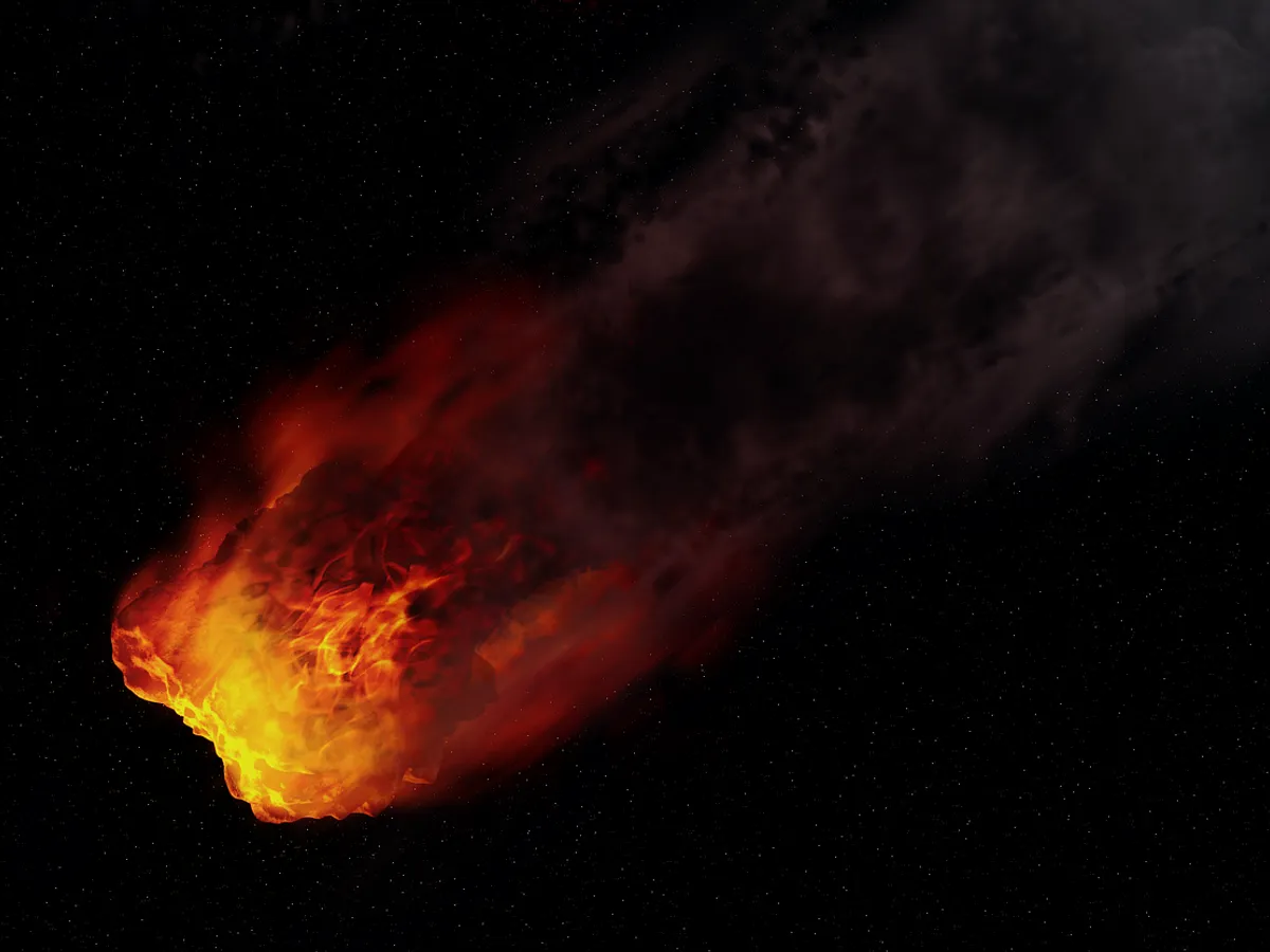Un meteorit de aproape un metru a produs o explozie extrem de puternică la intrarea în atmosferă/FOTO: Pixabay