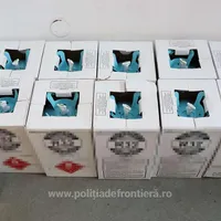 Butelii cu freon Foto: Poliția de Frontieră