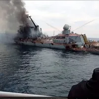 Operațiune secretă a rușilor de scoatere a morților din crucișătorul Moskva scufundat/foto: twitter