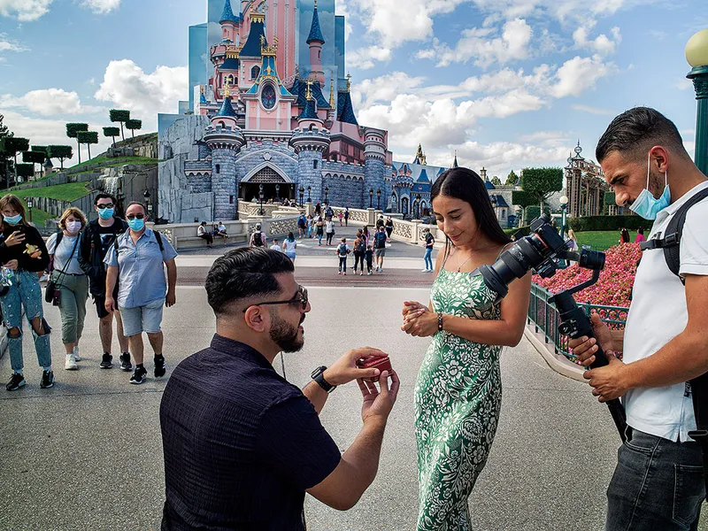 Cerere în căsătorie la Disneyland Paris