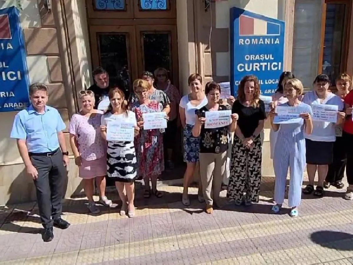 Grevă la Curtici - Foto: Antena3