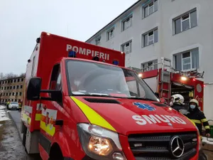 Incendiu la Spitalul de Psihiatrie din Cavnic. / Foto: ntnews.ro