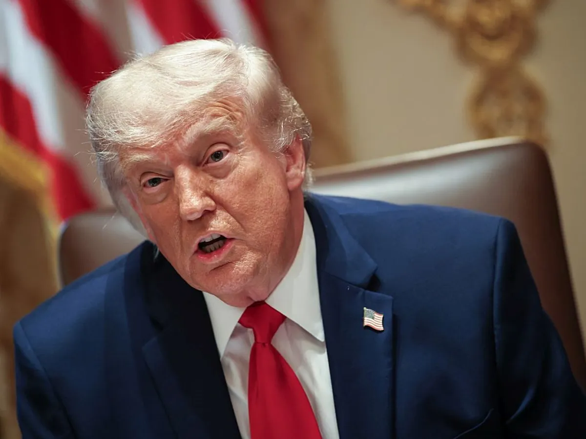 Donald Trump, în timpul unei întâlniri a cabinetului său - Foto: Profimedia Images