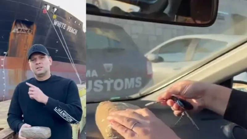 Președintele Europol spune că a cumpărat din Portul Constanța 1 kg de cocaină FOTO: captură video Digi24