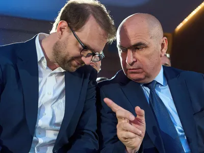 Dominic Fritz și Ilie Bolojan - Foto: Profimedia images